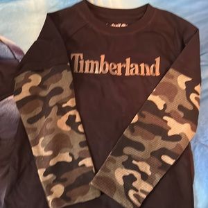Boys timberland long sleeve shirt. Never worn.